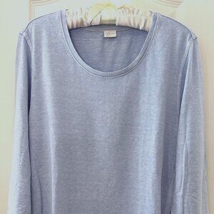POETRY HEMP AND COTTON TUNIC LIGHT BLUE SIZE 10